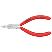 Knipex - Flachzange Flachrundzange 25 03 125 mit Schneide, 125mm