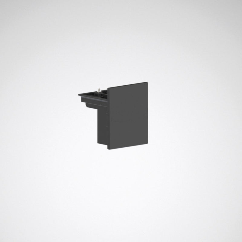 Trilux - Mechanisches Zubehör/Ersatzteile für Leuchten Endkappe Rail Endk D #8880400 schwarz