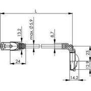 Telegärtner - Patchkabel Kupfer Patchkabel S/FTP 6A 100008850 gn 7,5m 1x90Grd