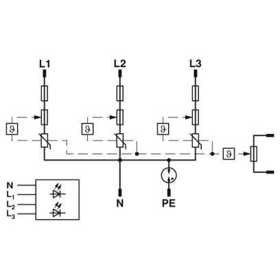 Phoenix Contact - Zubehör/Ersatzteile für Überspannungsschutz Energietechnik ÜSS-Stecker PLT-SEC-T3-3S-230-P Typ 3