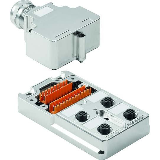Weidmüller - Passiver Sensor-/Aktor-Verteiler (ohne Leitung) Sensor Aktor Verteiler SAI SAI-4-MMS 4P M12