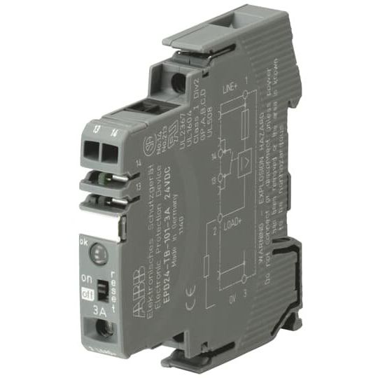 ABB Stotz S&J - Geräteschutzschalter Schutzgerät EPD24-TB-101-4A 1 Kanal