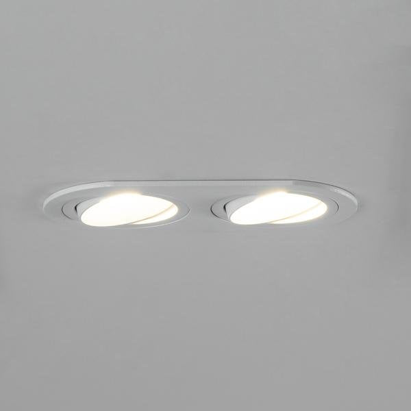 Brumberg Leuchten - Downlight/Strahler/Flutlicht Einbaumodul oval 45022170 strukturweiß