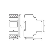 Doepke - Verteilerschaltuhr digital Schaltuhr Data Micro