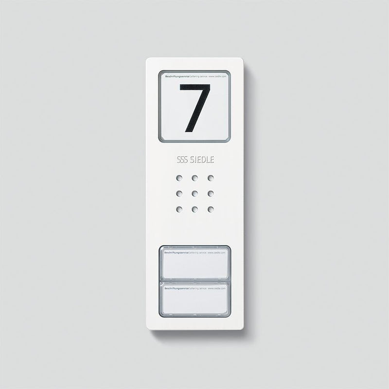 Siedle&Söhne - Zubehör/Ersatzteile für Türkommunikation Gehäuse-Oberteil CA 812-2/CA 850-2 W Signalweiß