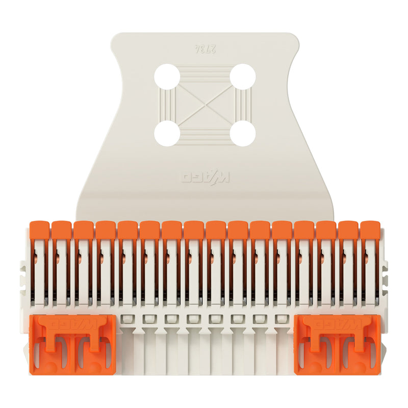 WAGO - Kabelsteckverbinder für Leiterplattensteckverbinder 1-Leiter-Federleiste,Hebel 27341116329000336000 PushinCAGECLAMP,lgr − 25 Stück