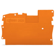 WAGO - Abschluss- und Zwischenplatte für Reihenklemme Abschluss-u.Zwischenplatte 2020-1292 1mm dick,orange − 25 Stück