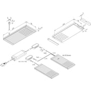 Hera - Decken-/Wandleuchte LED-Unterbauleuchte LED L-Pad 7,5W nw ws weiß