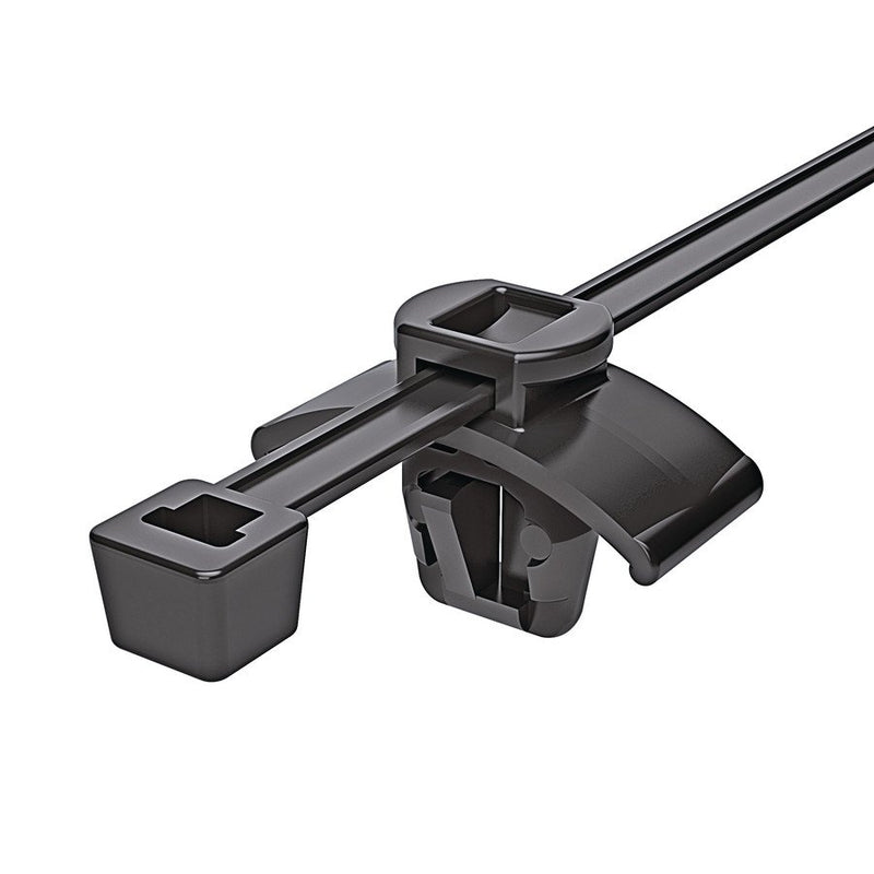 HellermannTyton - Kabelbinder Befestigungsbinder 150-37591(500) 202x4,6 schwarz − 500 Stück