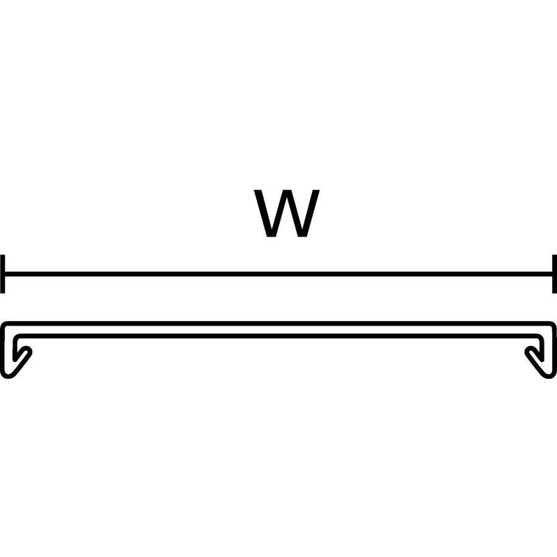 HellermannTyton - Oberteil für Verdrahtungskanal Deckel f.Kabelkanal COV-80-PVC-GY − 50 Meter