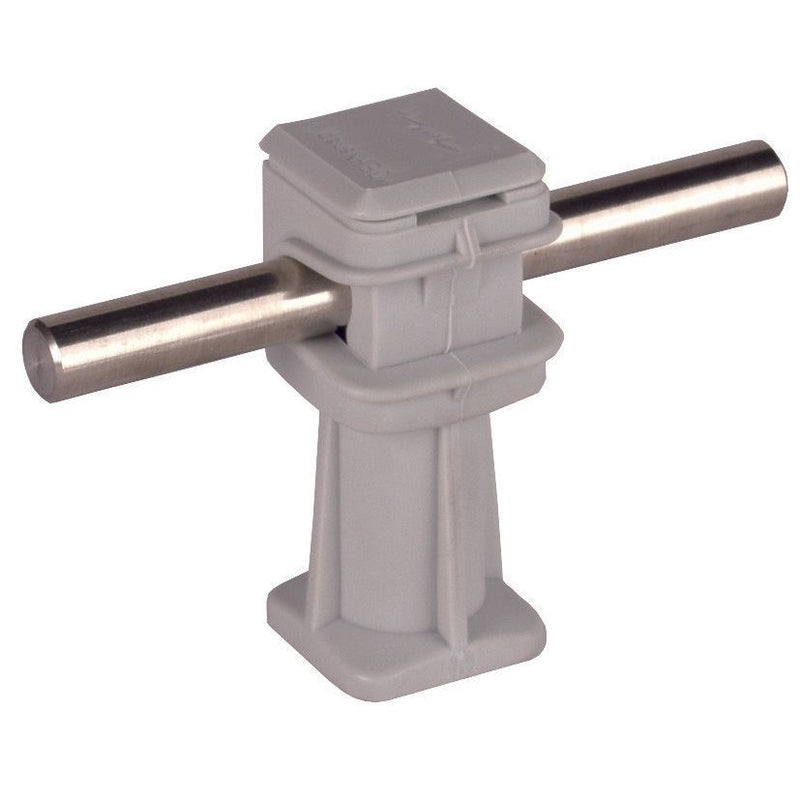 DEHN - Leitungshalter für Blitzschutz Leitungshalter grau LH DS 8 H36 IGM6 GR H 36mm f. Rd 8mm M6