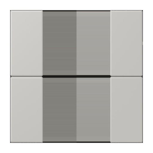 Jung - Abdeckung/Bedienelement für Installationsschalterprogramme Tastensatz 2fach LC 502 TSA 205 gris clair 31