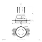 EVN Lichttechnik - Downlight/Strahler/Flutlicht LED-Einbauleuchte modular F02R09SM3830L38D Konfigurationstype
