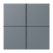 Jung - Abdeckung/Bedienelement für Installationsschalterprogramme Tastensatz 4fach LC 404 TSA 251 gris 59