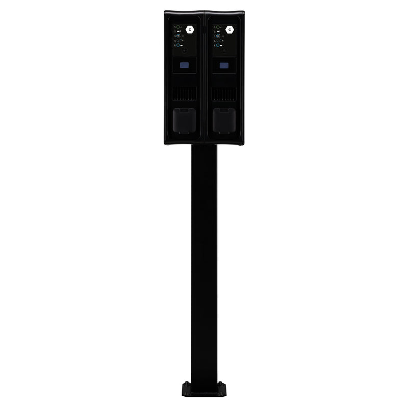 ABL E-Mobility - Montagesäule/-pfosten für E-Mobility Stele POLE Slim 100000237 f.2 Wallbox eM4 Twin