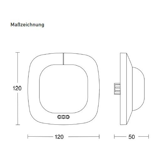 Lichtline - Bewegungsmelder/Präsenzmelder komplett Deckenpräsenzmelder LL057497 DALI-Vollsystem