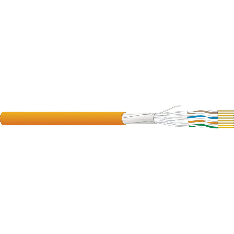 Dätwyler IT Infra - Daten- und Kommunikationskabel CU 6552 Kat.6A orange 19145400DK 4P F/FTP AWG23 − 1000 Meter