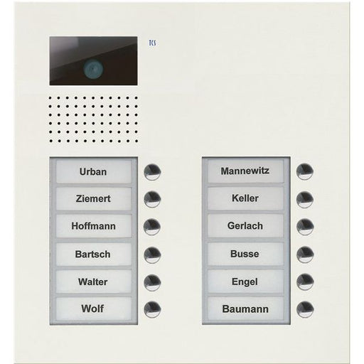 TCS Tür Control - Türstation für Türkommunikation Video color Außenstation V AVU15120-0019 PUK 12 Tasten 2-spal − 1 Stück