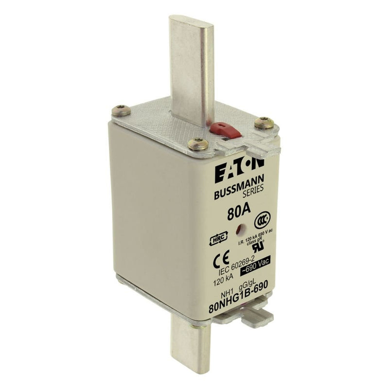 Eaton - Messersicherung Sicherungseinsatz Nieders. 63NHG1B-690 63A AC 690V 120kA − 3 Stück
