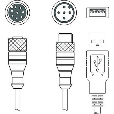 Leuze - Konfektioniertes Sensor-Aktor-Kabel Anschlussleitung KB M12A-8P-#50111228