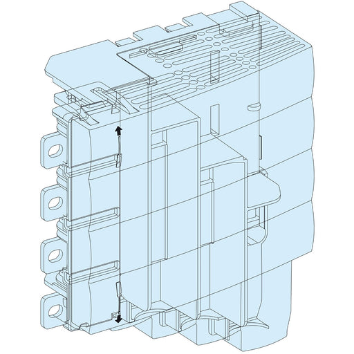 Schneider Electric - Komponente für den Ausbau (Schaltschrank) PrismaSeT-P, Einspeisebloc LVS04067 k, ComPacT NSX100-25