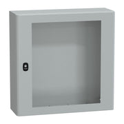 Schneider Electric - Gehäuse/Schaltschrank (leer) Wandschrank RAL 7035 NSYS3D6620T 600x600x200 Sichttür
