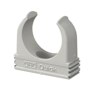 OBO Bettermann - Rohrschelle Quick-Schelle 2955 F M50 STGR flammwidrig − 25 Stück