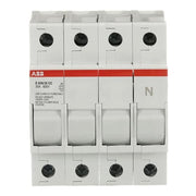 ABB Stotz S&J - Halter für zylindrische Sicherung Sicherungshalter E 93N/30 CC 3P+N, In=30A