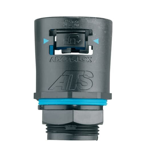 ABB Stotz S&J T&B - Kunststoff-Wellschlauch-Verschraubung Verschraubung gerade AT16/M20/A/BLB Nm16 M20 IP68/69K − 10 Stück