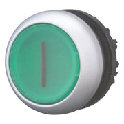 Eaton - Frontelement für Drucktaster Leuchtdrucktaste M22-DRL-G-X1 flach,grün,beschr. − 5 Stück