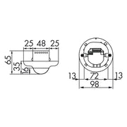 BEG Brück Electronic - Bewegungsmelder/Präsenzmelder komplett Präsenzmelder PD2-M-1C-UP