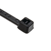 HellermannTyton - Kabelbinder Kabelbinder T18R-W-BK #111-01914 C1 − 100 Stück