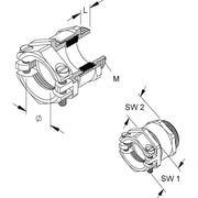 HKL - Kabelverschraubung 924M1207 − 50 Stück