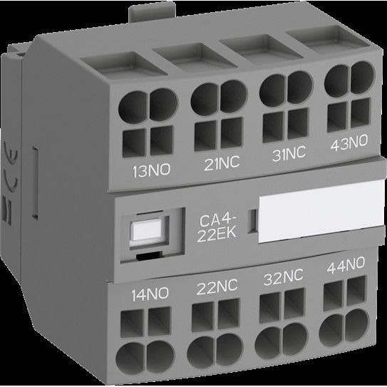 ABB Stotz S&J - Hilfsschalterblock Hilfskontaktblock CA4-04MK 4-polig, 4Ö