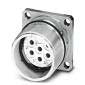 Phoenix Contact - Rundsteckverbinder, feldkonfektionierbar (Industriesteckverbinder) Gerätesteckverbinder CA-06S1N222S00 Vorderwand − 1 Stück