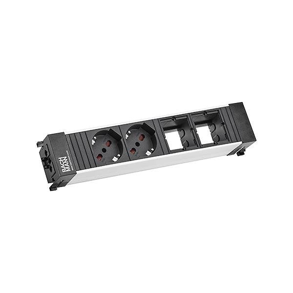 Bachmann - Mehrfachsteckdose Steckdosenleiste 909.029 2xIT