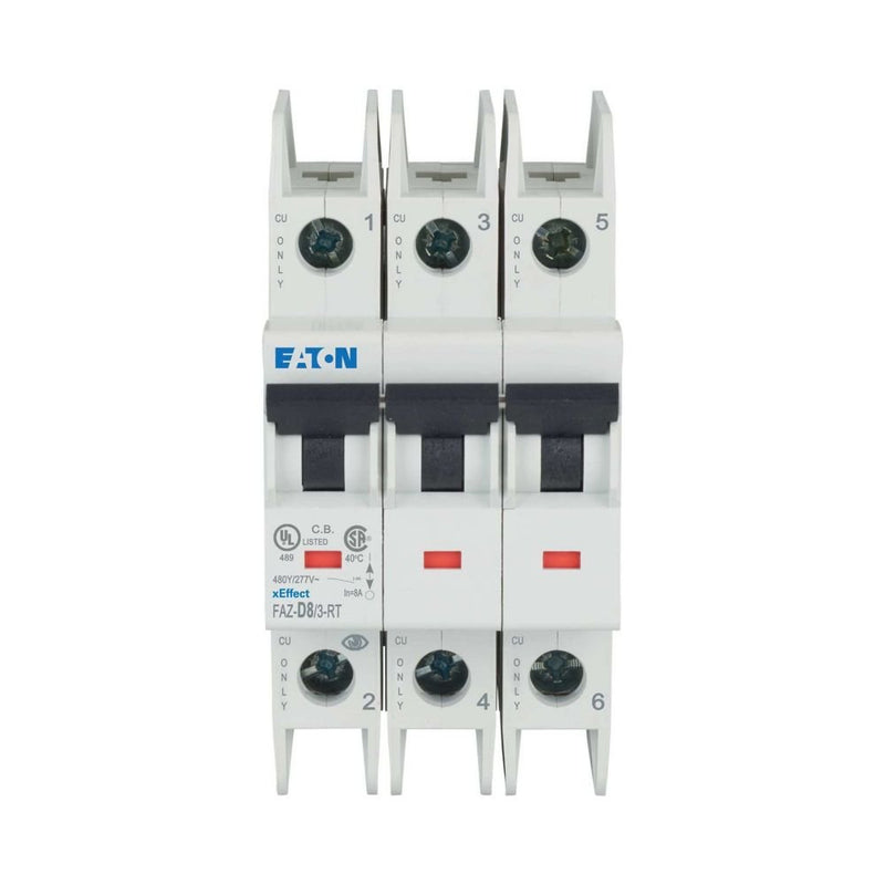 Eaton - Leitungsschutzschalter 3p. FAZ-D8/3-RT 8A Charakt.: D