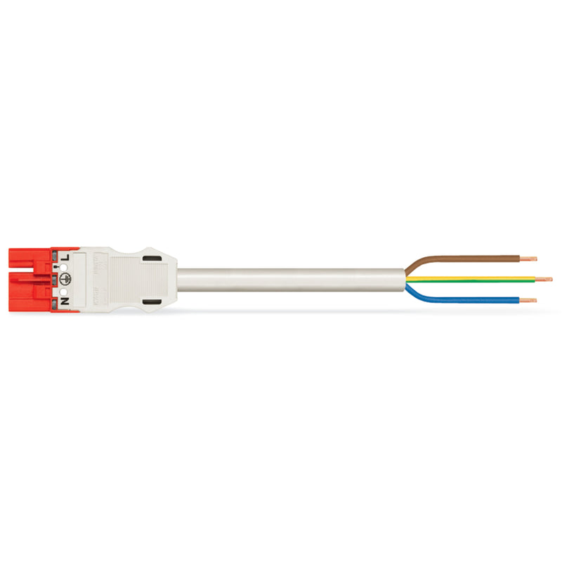 WAGO - Konfektionierte Leitung für steckbare Gebäudeinstallation konfekt. Anschlussleitung 771-9973/207-302 Eca,Stecker