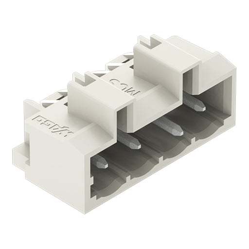 WAGO - Leiterplattensteckverbinder THT-Stiftleiste Lötstift 721-434/001-040 1,0x1,0,abgew.,lgr − 200 Stück