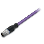 WAGO - Patchkabel Kupfer Industrie PROFIBUS-Leitung M12B-St. 756-1103/060-200 5-polig,violett − 1 Stück