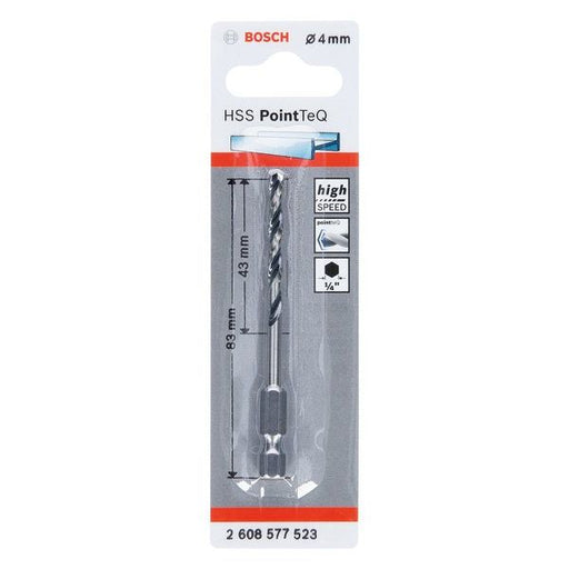 Bosch - Bohrer HSS PointTeQ 2608577523 Sechskantbohrer 4,0
