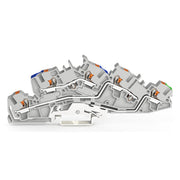 WAGO - Installations-Etagenklemme Installationsetagenklemme 2205-7646 4 mm² mit Drücker − 50 Stück