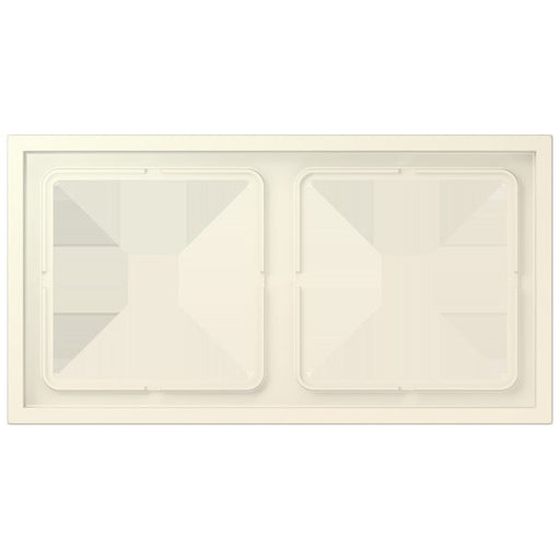 Jung - Abdeckrahmen Rahmen 2-fach LCZ 982 BF 245 blanc ivoire