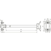 DEHN - Leitungshalter für Blitzschutz HVI-Ex LHZS20EXP200SBBV2A P200 holder NIRO
