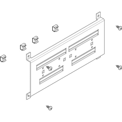 ABN - Zubehör/Ersatzteile für Schienenverteiler Montagetraverse FMT12309FN flach 1FB/2RE_NH