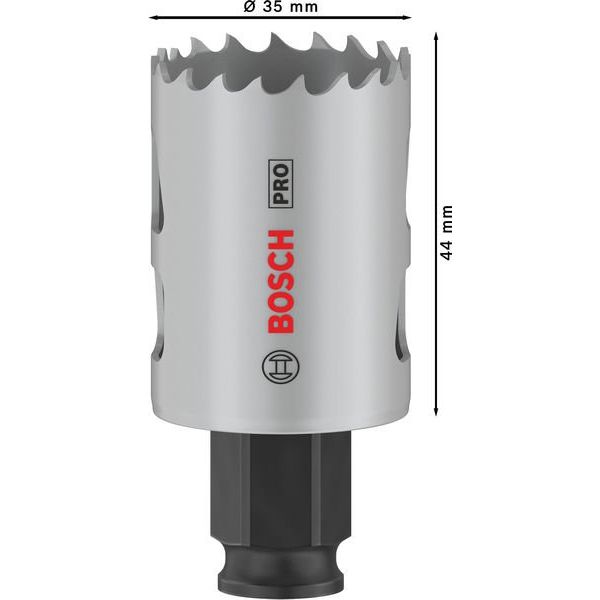Bosch - Lochsäge PRO Multi Material PC Plus 2608594378 Lochsäge, 35 mm