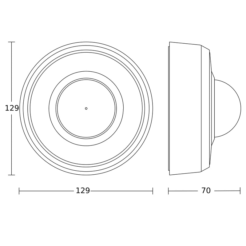 Steinel - Bussystem-Bewegungsmelder Bewegungs-u.Präsenzmelder PDIR4360-24KNX-APsw AP, KNX, schwarz