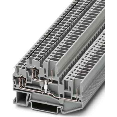 Phoenix Contact - Durchgangs-Reihenklemme Zugfederklemme STTB 2,5/2P-PV steckbar, gr − 50 Stück