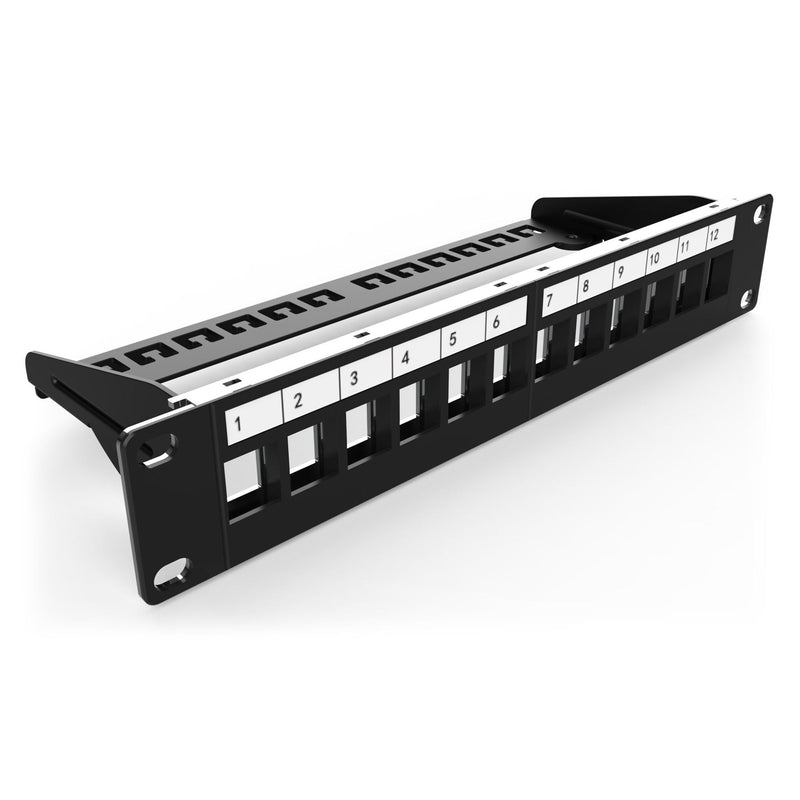 DIGITUS - Frontpanel/Patchpanel leer (Schaltschrank) Patchpanel Modular DN-91420 10 Zoll 1HE