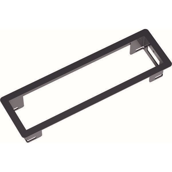 Bachmann - Leergehäuse Einbaurahmen 915.000 sw, RAL9017